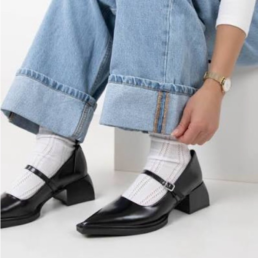 Vagabond Vivian Mary Jane Shoes Black Size 41